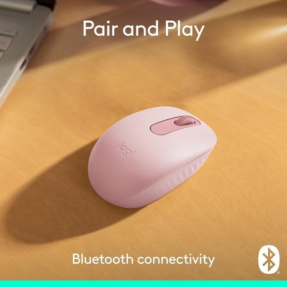 ✨Mouse Pink Bluetooth Wireless Compact and Portable 12-Month Battery for Laptops - Picture 2 of 10